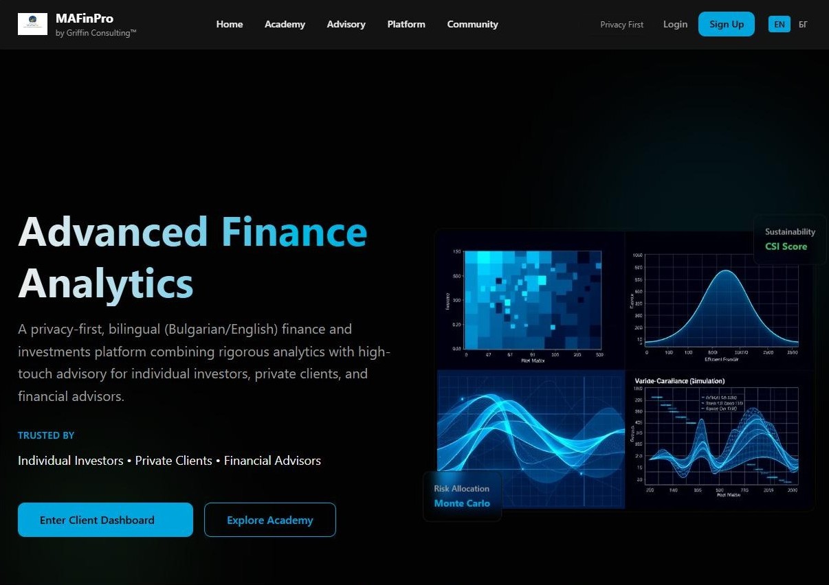 MAFinPro – Менторска академия за финанси и инвестиции за възрастни